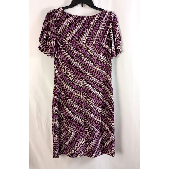 Suzi Chin for Maggie Boutique Purple Sheath Dress Women’s Size 6 Career Party - Picture 4 of 6